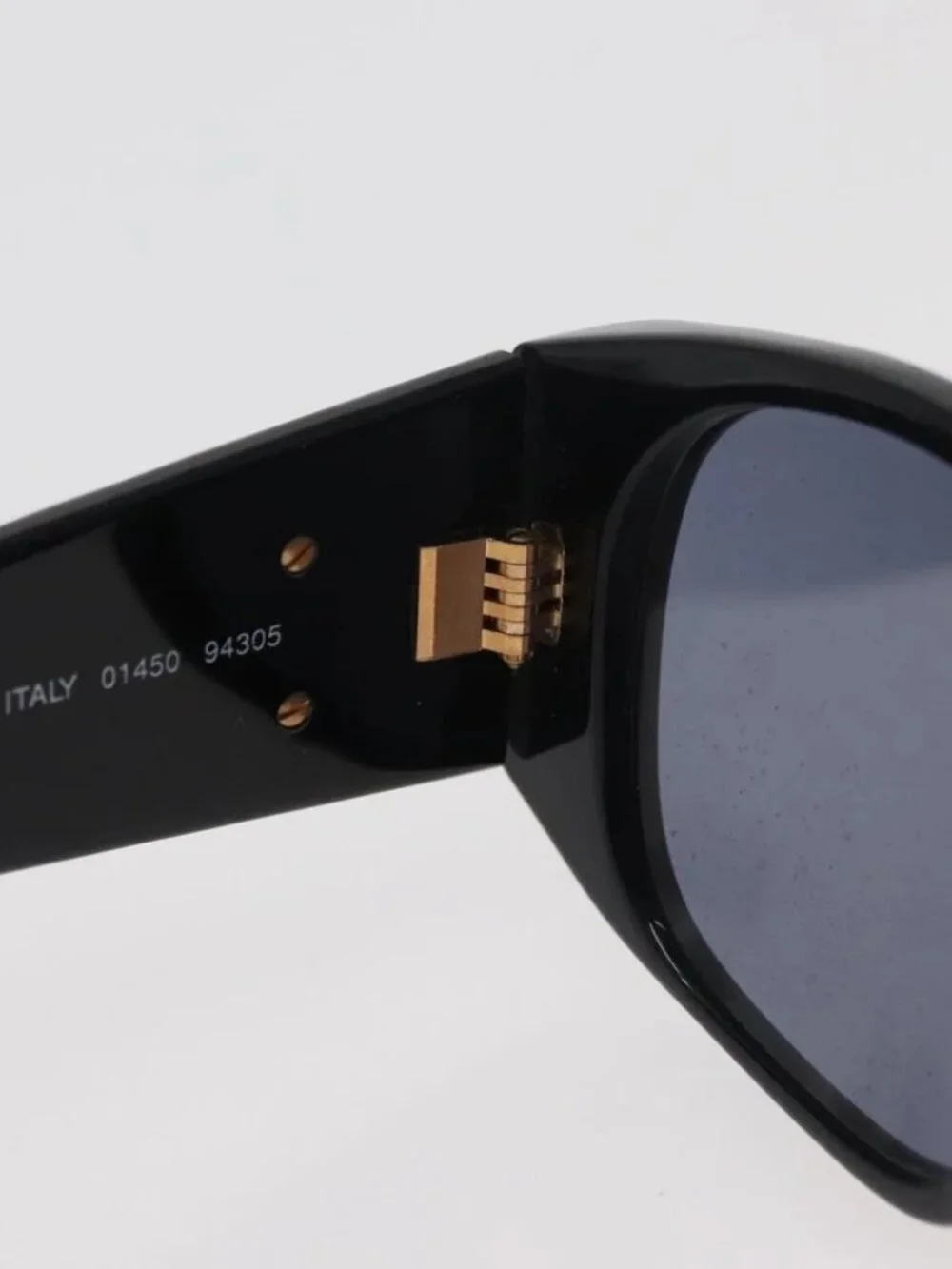 CHANEL Sunglasses plastic Black CC Auth ka3896A